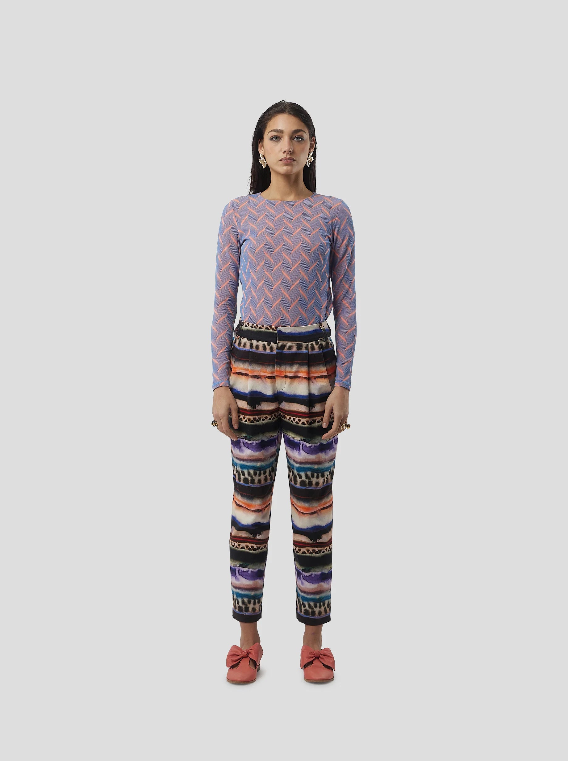 Pantalon Gabriel In Edgewalk Print