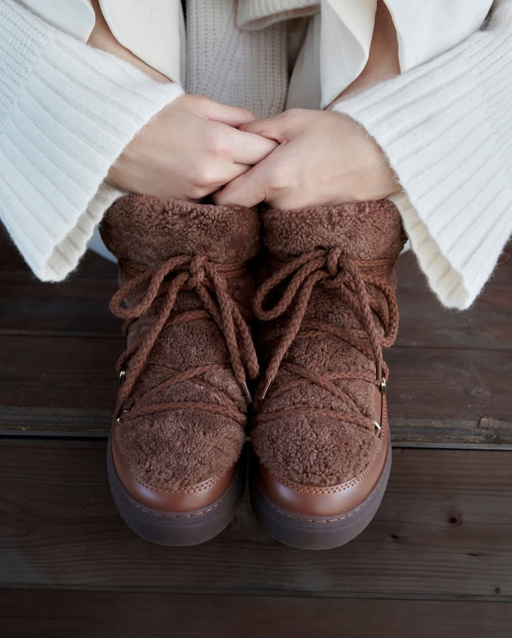 Boots Curly - Brown