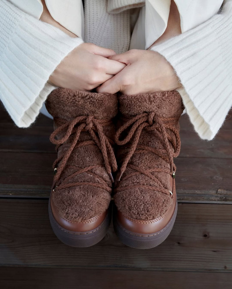 Boots Curly - Brown