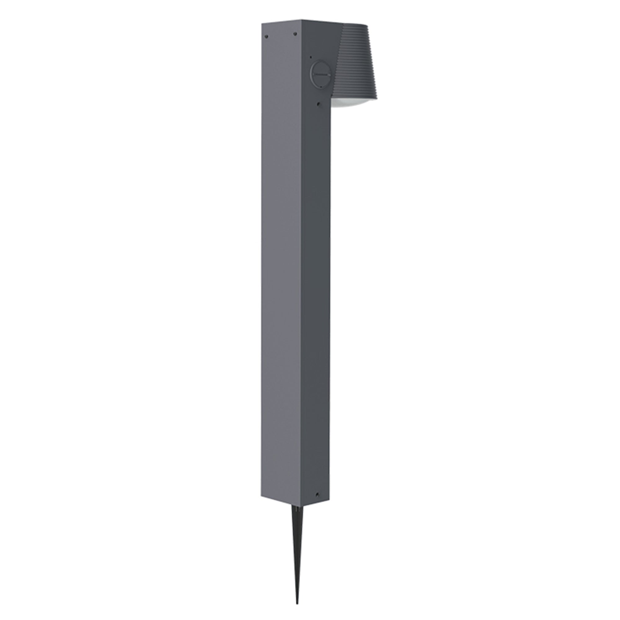 Soltek - Borne & Potelet Solaire - Acier - Noir