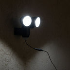 Walee - Projecteur Solaire - Plastique - Noir