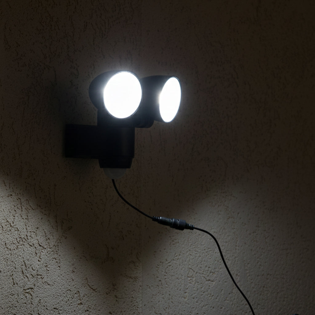 Walee - Projecteur Solaire - Plastique - Noir