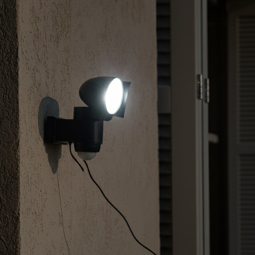 Walee - Projecteur Solaire - Plastique - Noir
