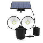 Walee - Projecteur Solaire - Plastique - Noir