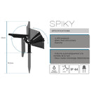 Foco solar - 4X Spiky W34