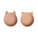 Set de 2 cuencos Vanessa rosa de LIEWOOD - Selección Liewood disponible en amaetc.com, concept store ecológico para niños