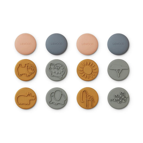Creativos sellos multimix dorado caramelo de LIEWOOD - Selección Liewood disponible en amaetc.com, concept store ecológico para niños