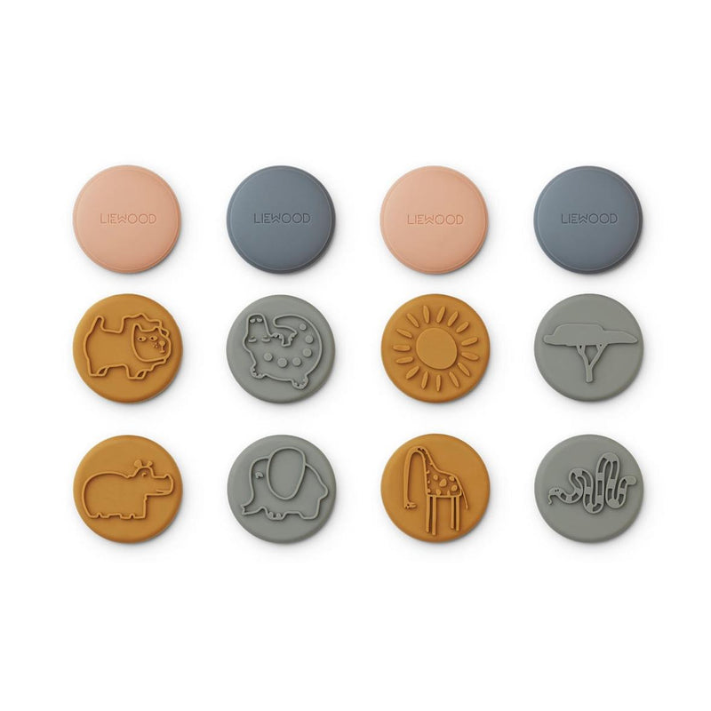 Creativos sellos multimix dorado caramelo de LIEWOOD - Selección Liewood disponible en amaetc.com, concept store ecológico para niños