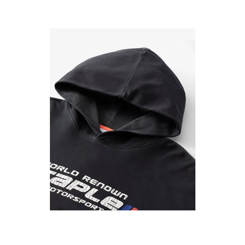 Staple - Sudadera con capucha Circuit Charcoal - Negro