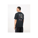 Staple - Camiseta azul marino de patrocinadores - Negro