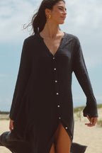 Stella Dress - Charcoal