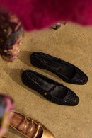 Bebé Simona Negro Glitter