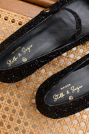 Bebé Simona Negro Glitter