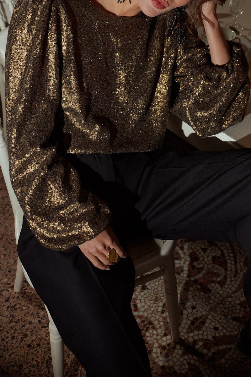 Heloïse Sequin Blouse