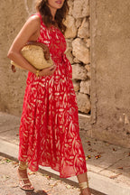 Robe Chouquette Lurex Rouge