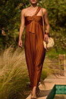 Asteni Dress Cognac