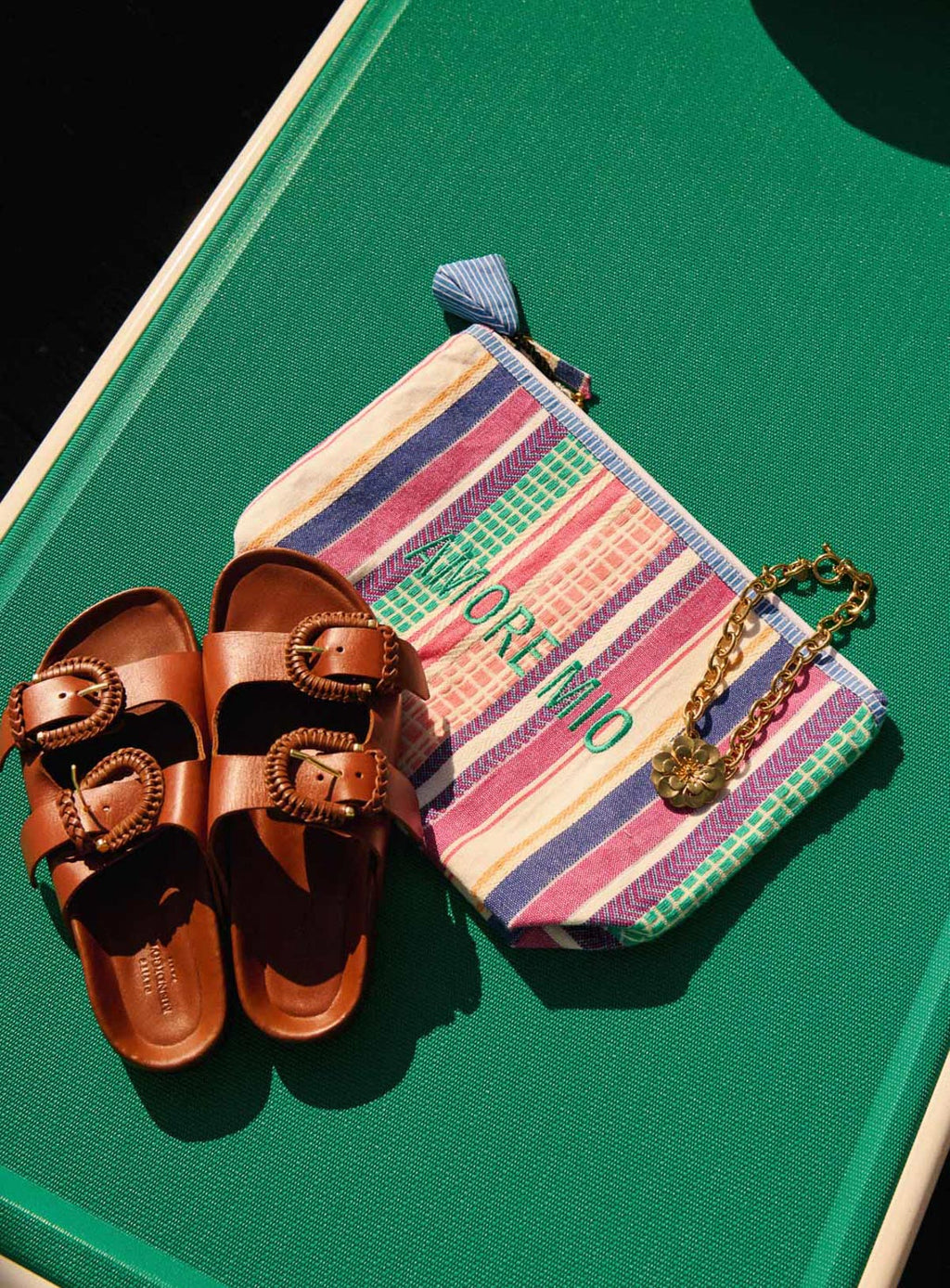 Eva Xl Pouch - Stripes Multico