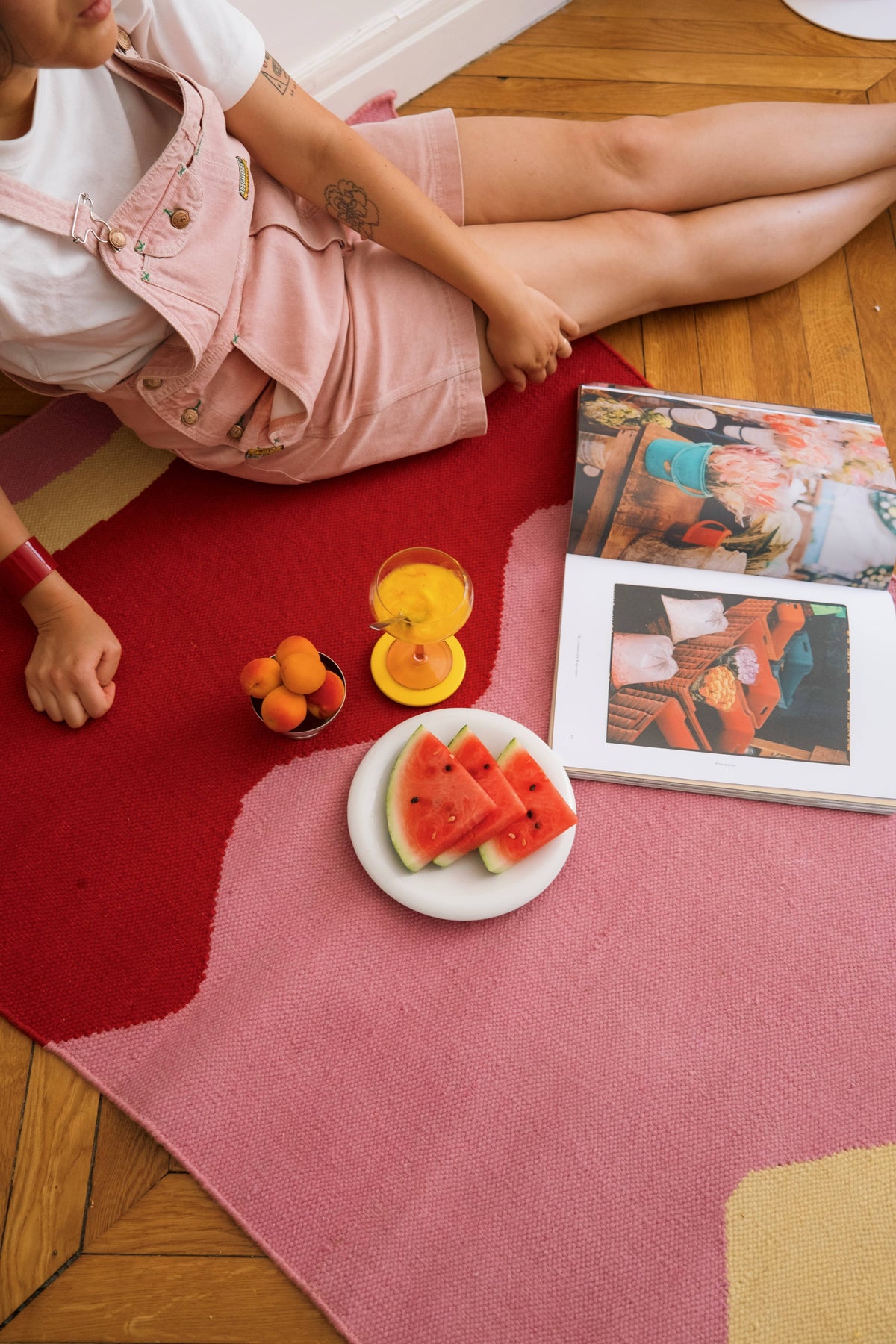 Strawberry Milk - Tapis - Laine