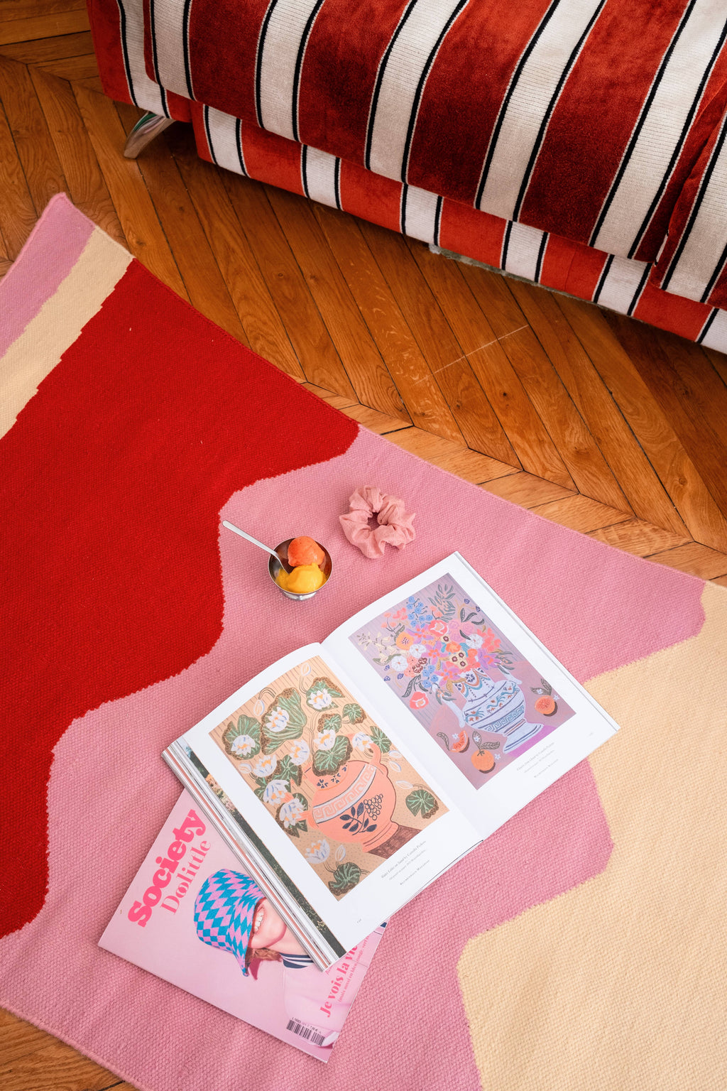 Strawberry Milk - Tapis - Laine