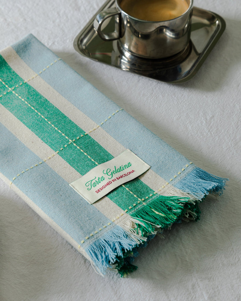 Striped - Serviettes De Table - Lot De 2 - Coloris Au Choix