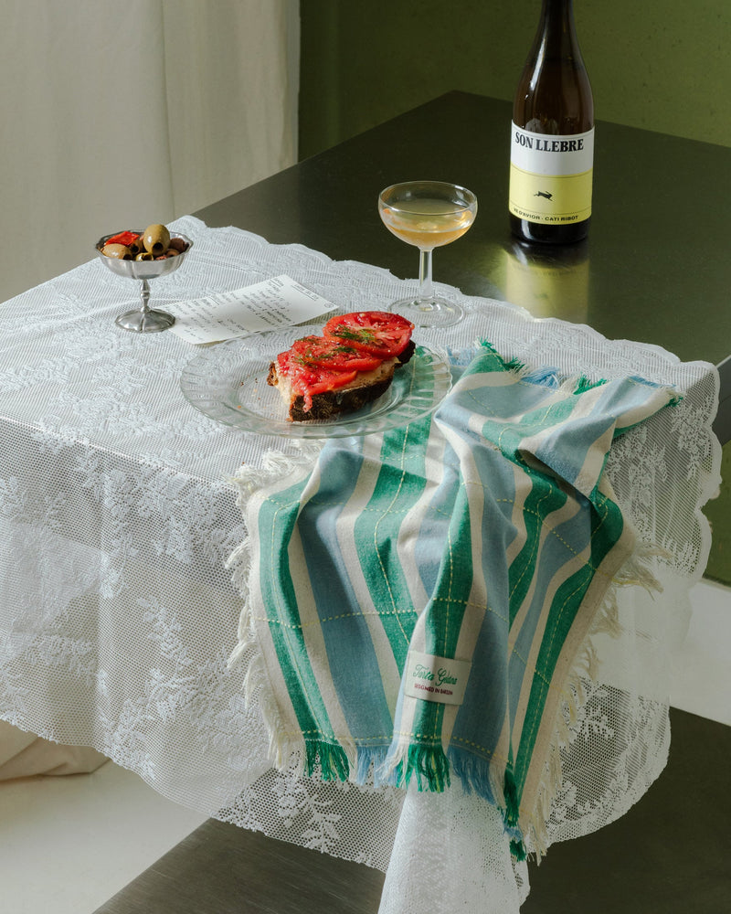 Striped - Serviettes De Table - Lot De 2 - Coloris Au Choix