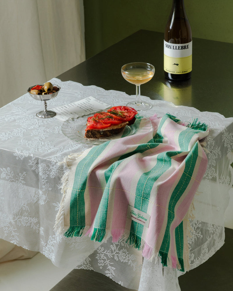 Striped - Serviettes De Table - Lot De 2 - Coloris Au Choix