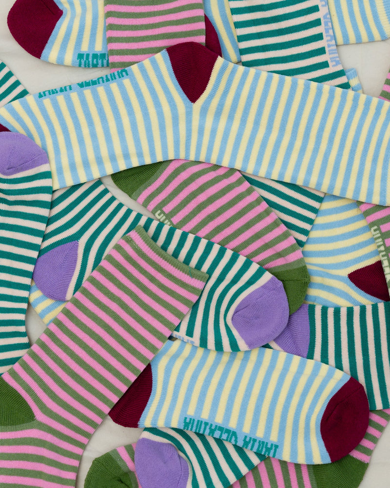 Chaussettes À Rayures - Coloris Et Taille Au Choix