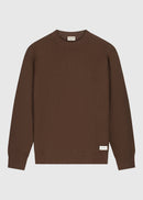 Pull Col Rond Structure - Espresso