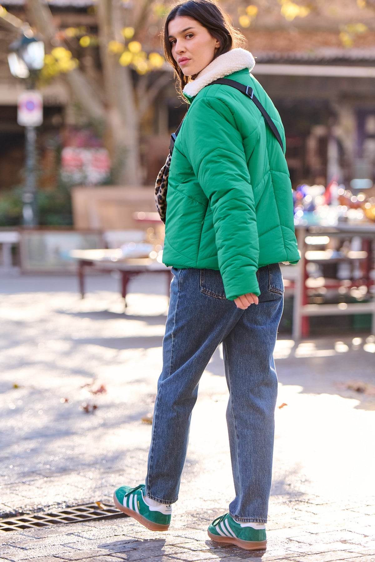 Galon Puffer Jacket - Flash Green