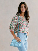 POCHETTE CUIR TRESSE SUMMER PETITE MENDIGOTE