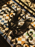 Las sandalias con nudo