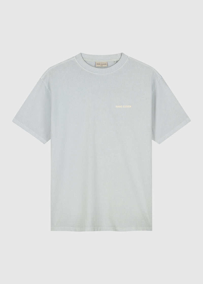 Camiseta lavada Sunburn - Azul claro