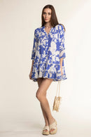 Robe Bella Ciao Flower Blue