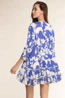 Robe Bella Ciao Flower Blue