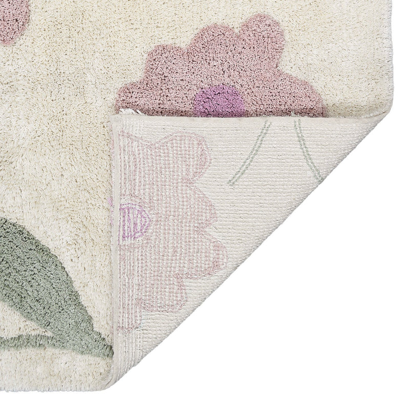 Tapis enfant design Sunny Flowers Rose nattiot-shop