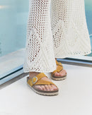 Sandalias amarillas - Mujer