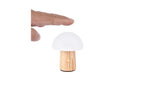 Alice Mushroom Lamp - White Ash