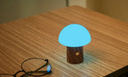 Lampe Champignon Alice - Noyer Naturel
