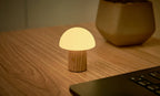 Alice Mushroom Lamp - White Ash