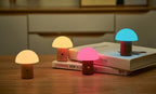 Alice Mushroom Lamp - White Ash