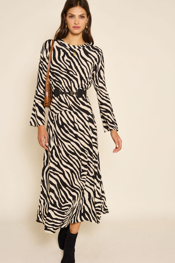 Robe Suzanne Zebra Black