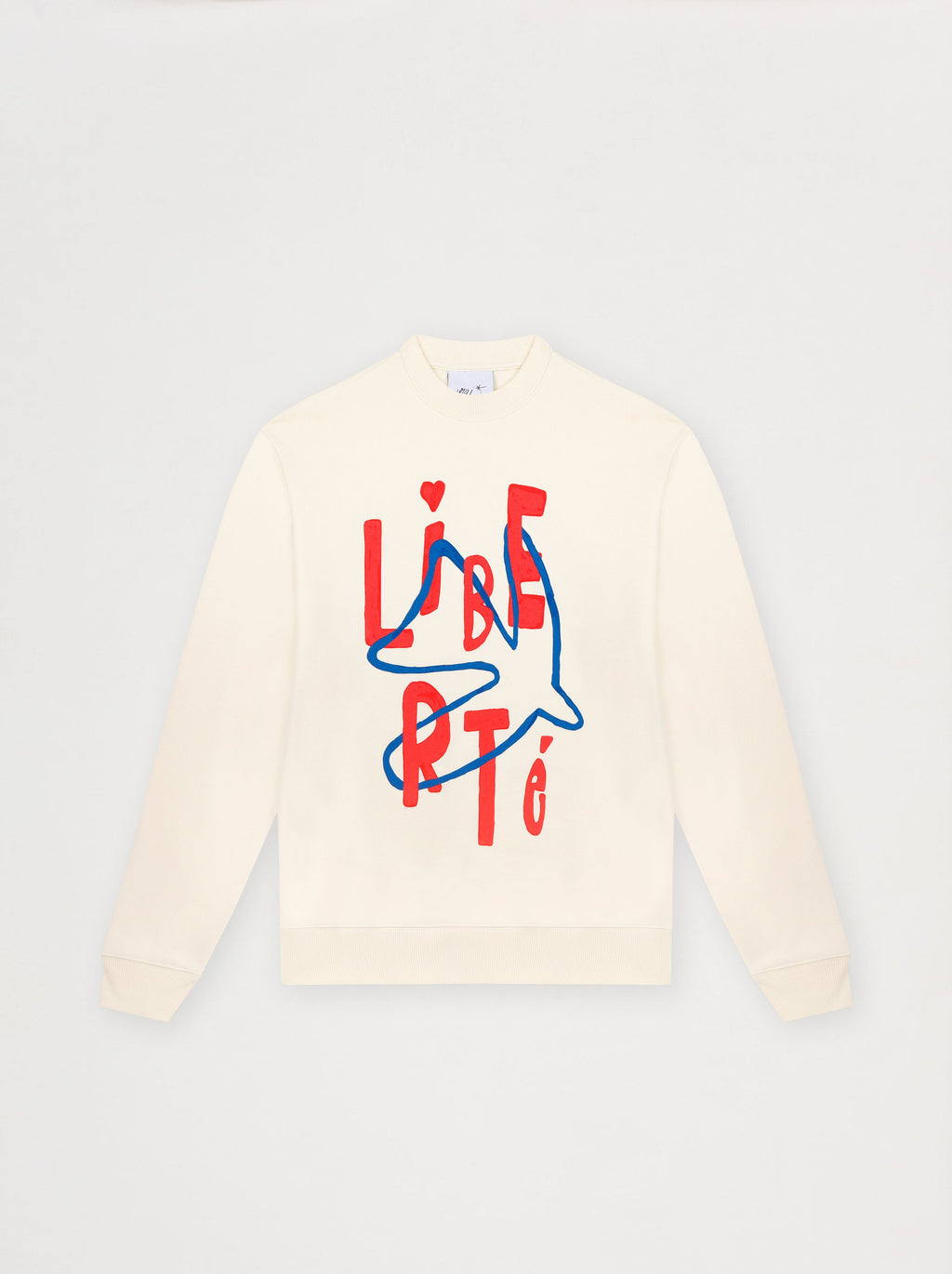 Sweat Unisexe Esquisse Écru