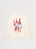 Sweat Unisexe Esquisse Écru