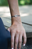 Bracelet Symbole - Anthracite Pailleté