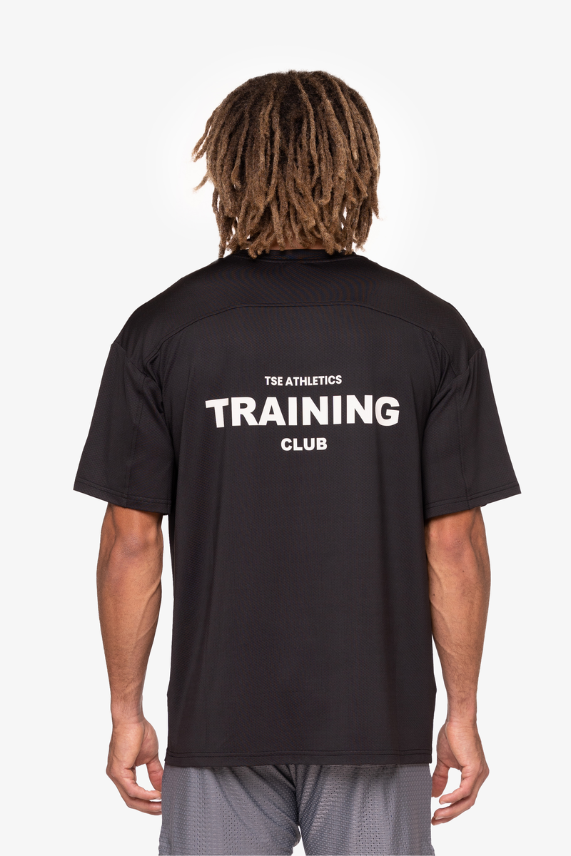 T-Shirt Oversized Light Mesh - Black
