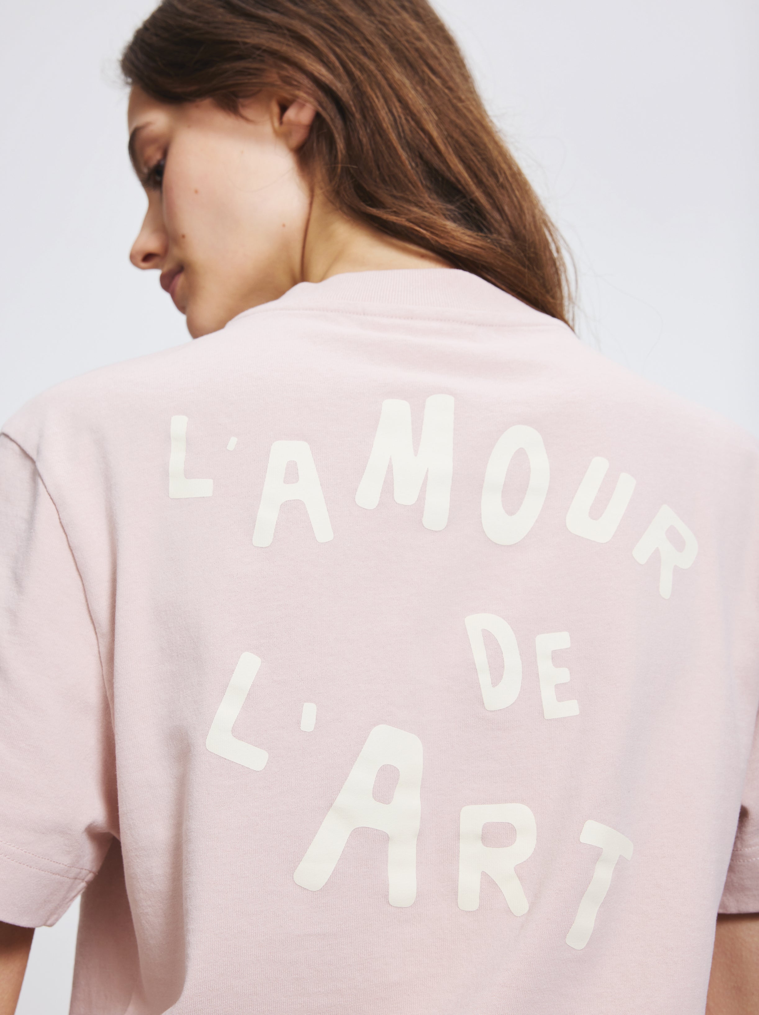 T-Shirt Unisexe L'Art De L'Amour Rose Glacé