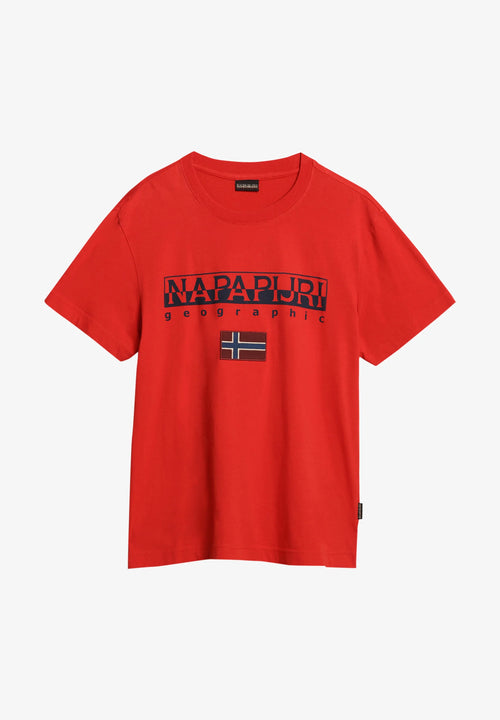 T-Shirt S-Ayas - Red Poppy - Homme