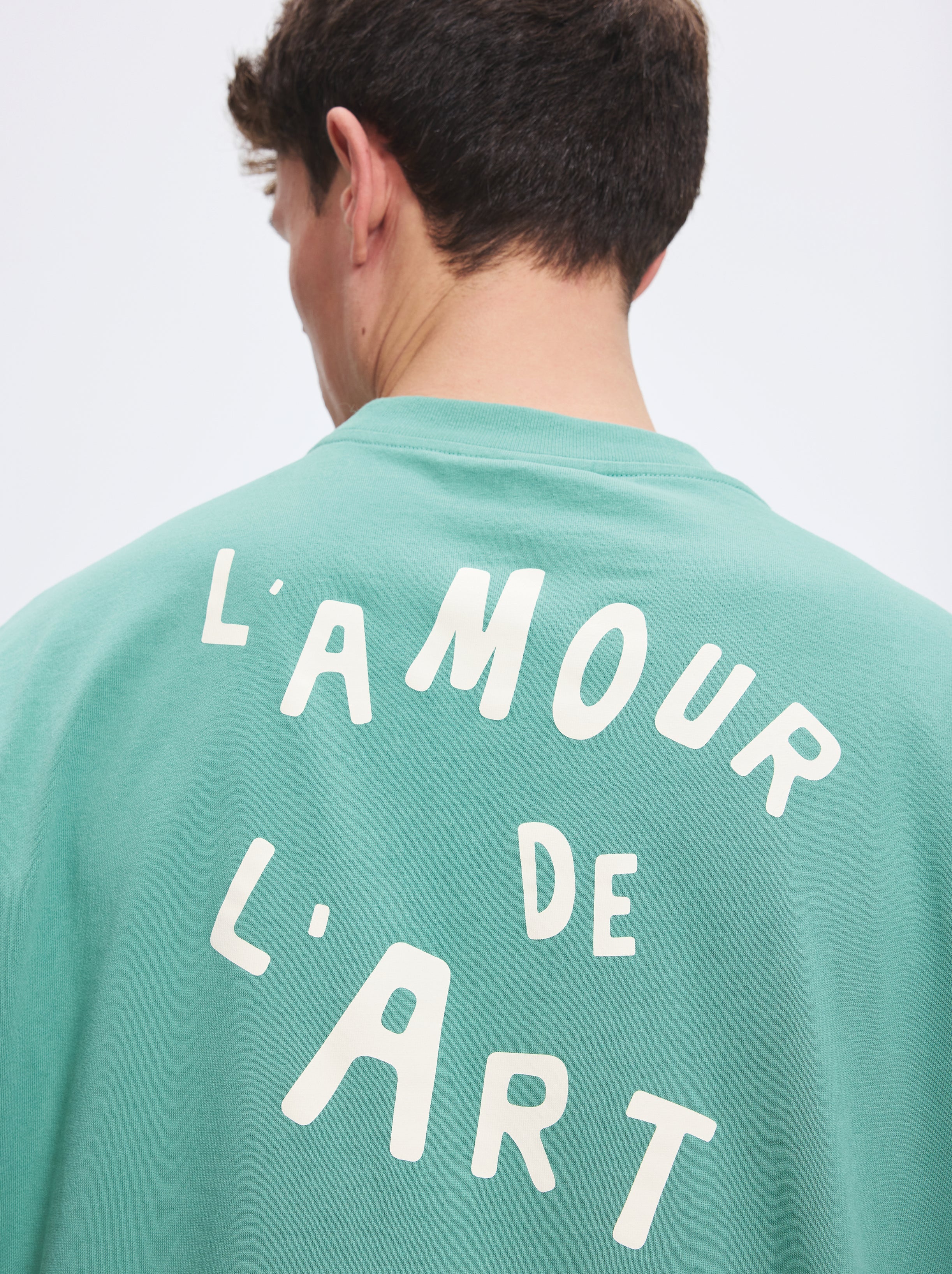 T-Shirt Unisexe L'Art De L'Amour Vert Givré