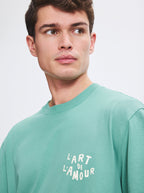 T-Shirt Unisexe L'Art De L'Amour Vert Givré