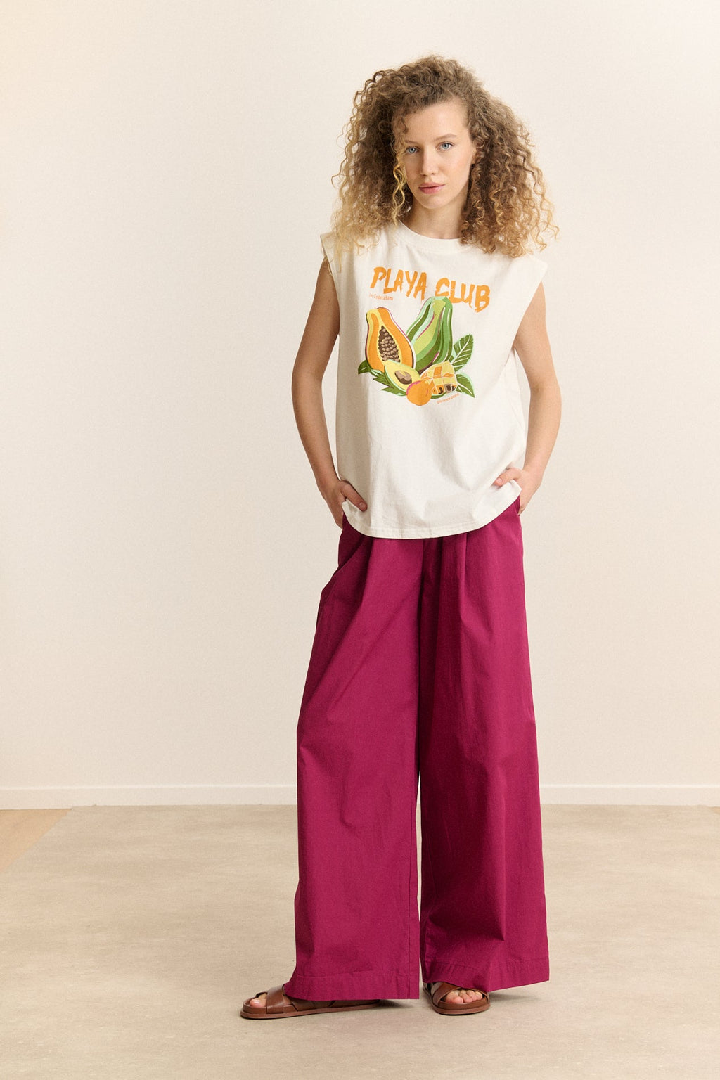 T-Shirt Playa - Blanc